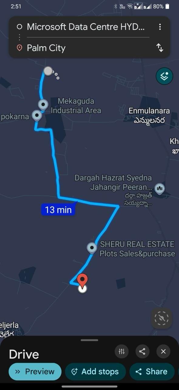 Residential plots for sale at kothur image 1